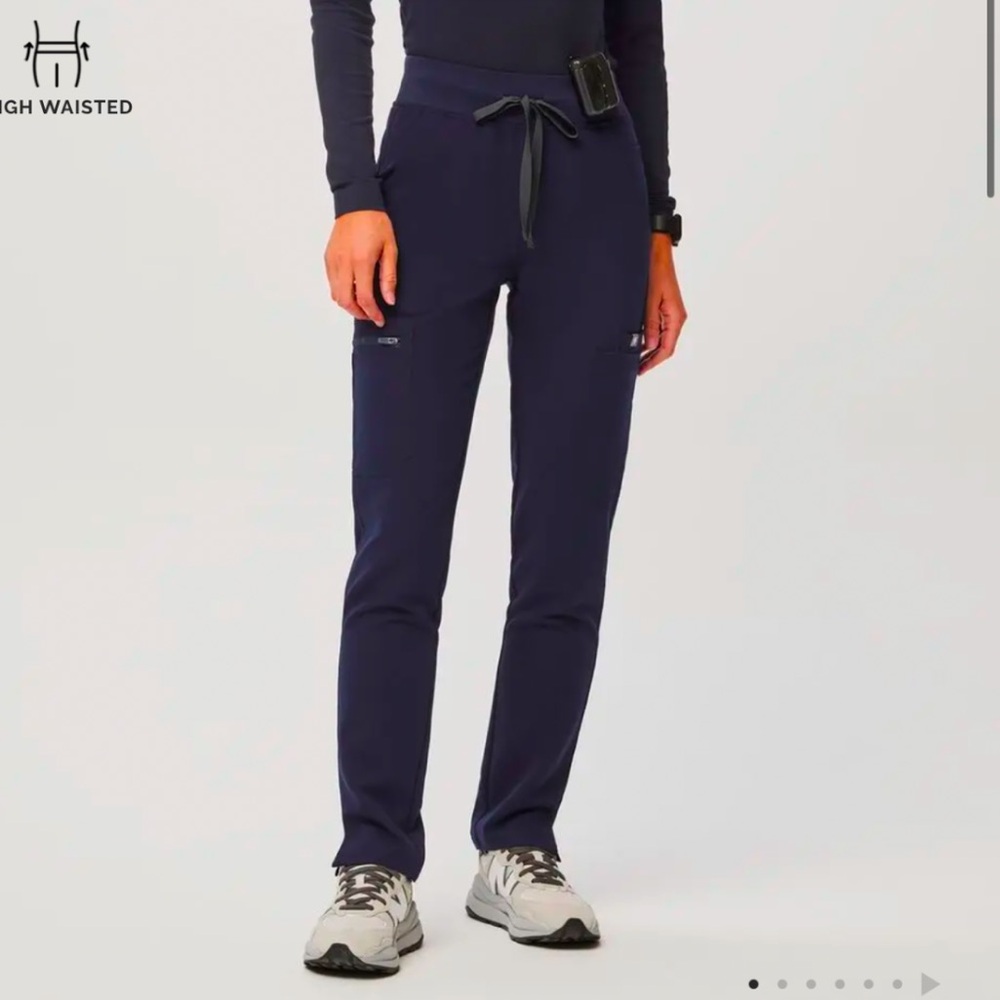 Figs Yola High Waisted Skinny Scrub Pants